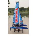 RTS Blue Catamaran mini catamaran sailboat | Scientific-MHD