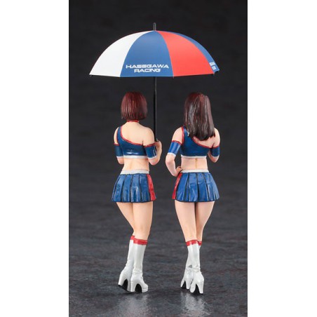 Maquette de voiture en plastique Paddock Girls figure 1/24