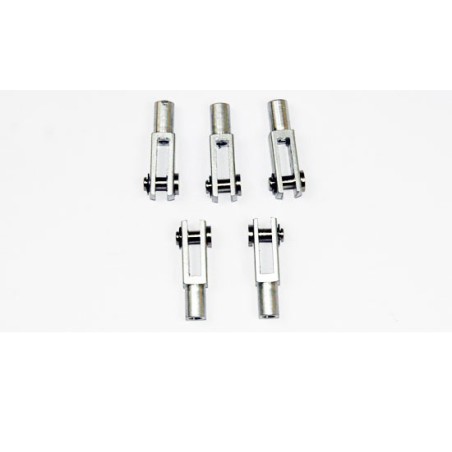 Accessoire embarqué Chape alu M3 (5 pcs)