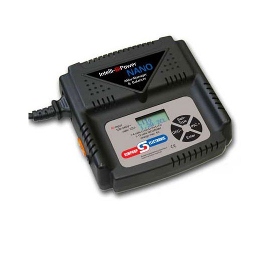 Chargeur pour accu pour appareil radiocommandé INTELLI-BIPOWER NANO