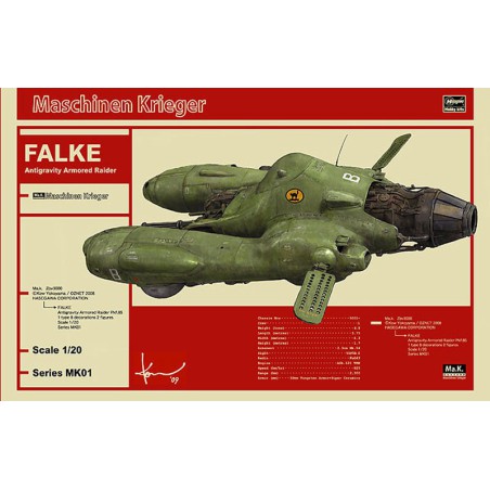 PKF.85 Falke "Bomber Cat" 1/20 plastic fiction model | Scientific-MHD
