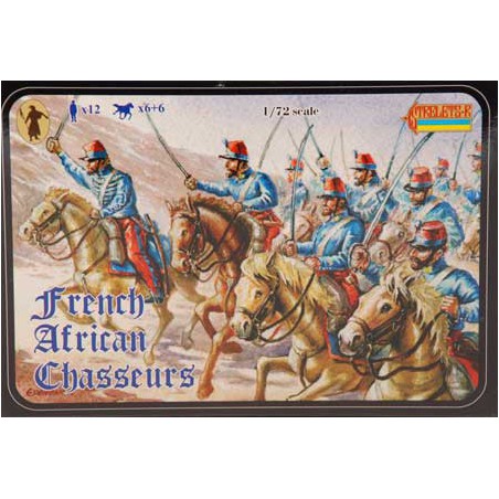 Figurine CHASSEURS FRANCAIS AFRIQUE1/72