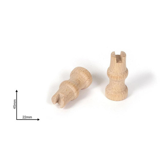 Supports en bois pour socle...