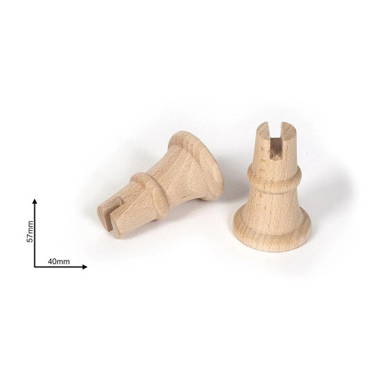 Supports en bois pour socle...