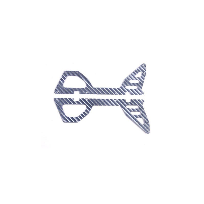 Accessoire pour hélicoptère radiocommandé TINY 3 CHASSIS INFER. CARBONE