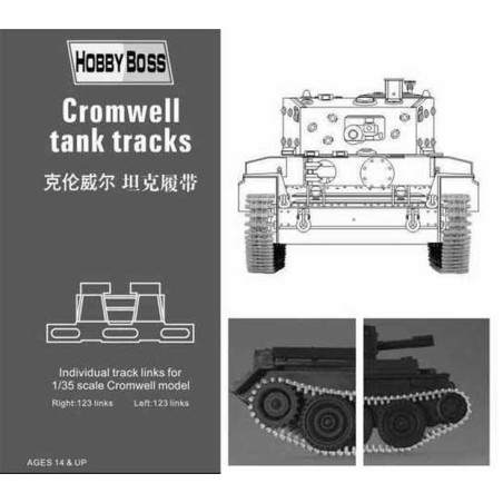 Maquette de Char en plastique Chenilles pr Cromw.Tank V 1/35
