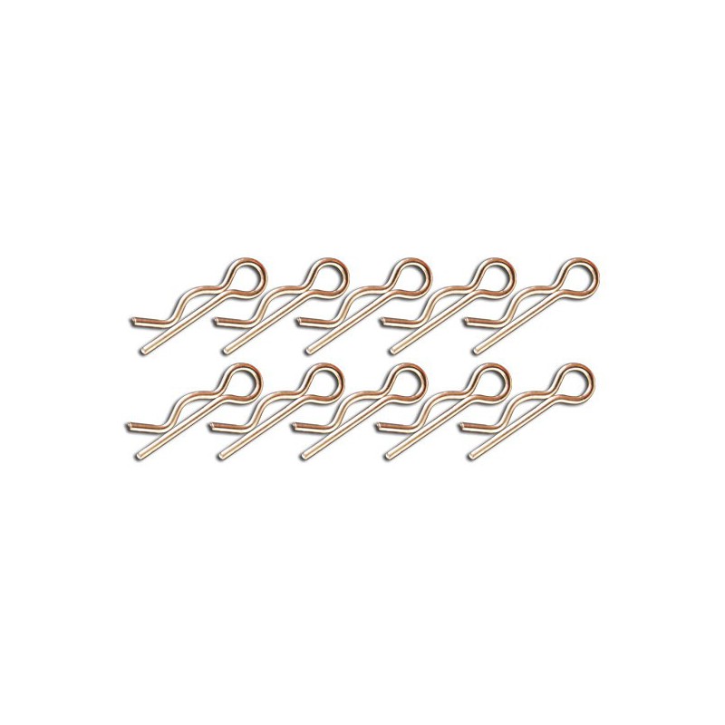 Accessoires pour voiture radiocommandée Clips de carrosserie grand modèle (10 pcs)