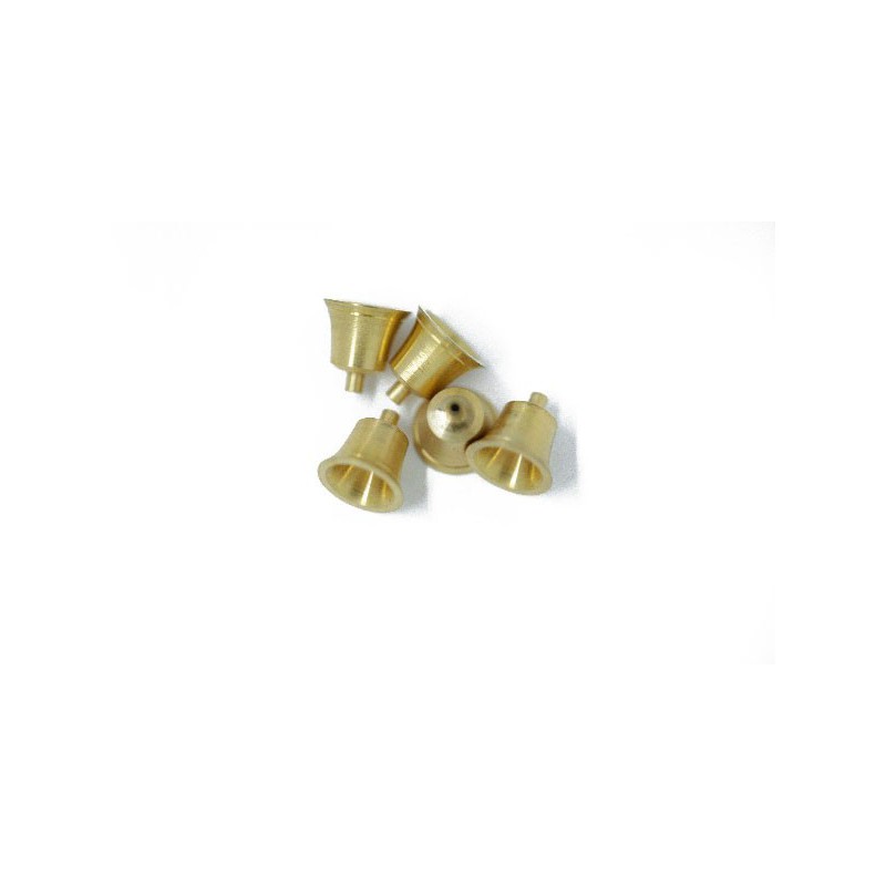 Accastillage de bateau Cloche en laiton 9x10mm (5pcs)