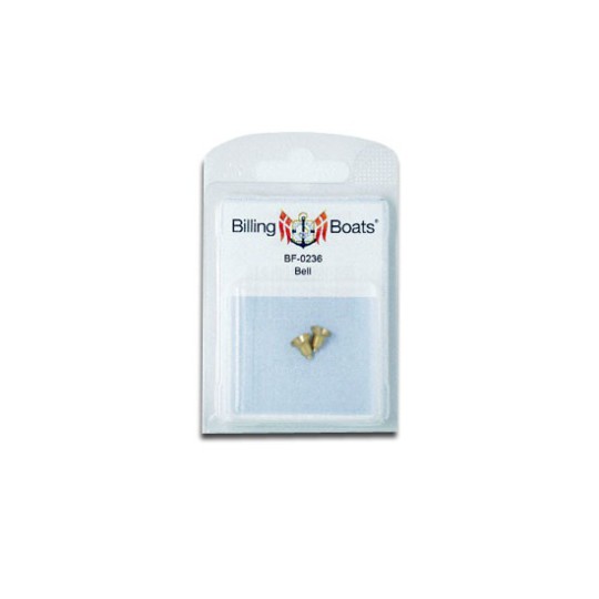 Accastillage de bateau Cloche en laiton 9x8mm (2pcs) Accastillage de bateau Cloche en laiton 9x8mm (2pcs)