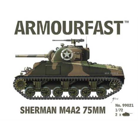 Sherman M4A2 75 mm 1/72 Kunststofftankmodell | Scientific-MHD