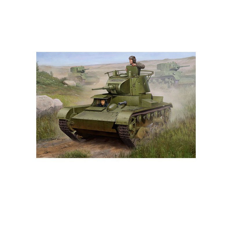 Maquette de Char en plastique Soviet T-26 19381/35