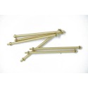 Accastillage de bateau Colonne en laiton 45mm (6pcs)