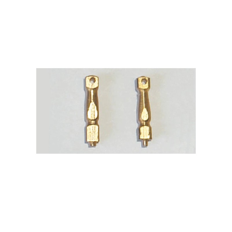 Accastillage de bateau Colonnette en laiton 2,5x12mm