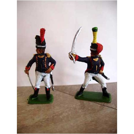 Figurine Commandement Français 1/32