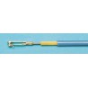 Eingebettete Zubehör semi-flexible blaue flexible Befehle 914 mm x 2-56 | Scientific-MHD