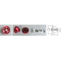 Accessoire embarqué CONE ALU VOL ELECTRIQUE 29mm Rouge