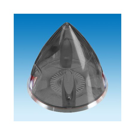 Eingebetteter Zubehörkegel transparent Plastik Black51mm | Scientific-MHD