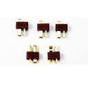 Ladegerät gegen den Anschuldigungen gegen radio kontrollierte männliche Stecker, Gold (100 PCs) | Scientific-MHD