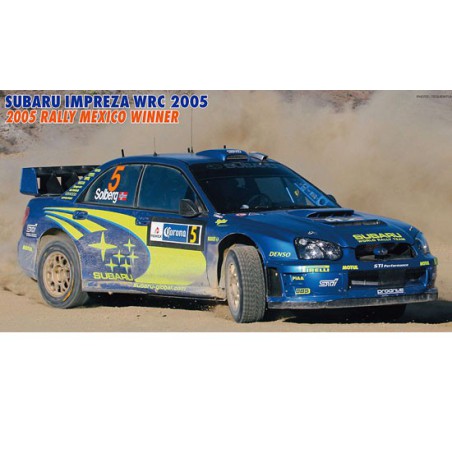 Maquette de voiture en plastique Subaru Impreza WRC 2005 1/24