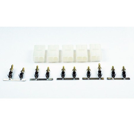 Chargeur pour accu pour appareil radiocommandé Connecteur Tamiya Femelle or (100 pcs)