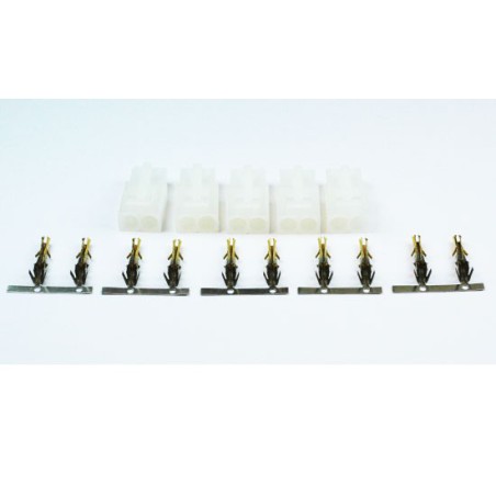 Charger for batteries for radio -controlled device Tamiya Male gold connector (100 pcs) | Scientific-MHD