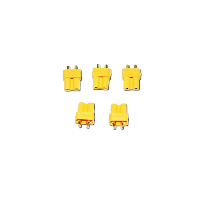Chargeur pour accu pour appareil radiocommandé Connecteur XT-30 Femelle or (5 pcs)