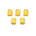 Charger for batteries for radio controlled device XT-30 Gold Male connector (100 pcs) | Scientific-MHD