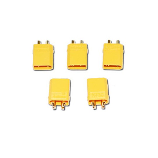 Chargeur pour accu pour appareil radiocommandé Connecteur XT-30 Mâle or (100 pcs)