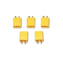 Charger for accusation for radio controlled device XT-30 Gold Male connector (5 pcs) | Scientific-MHD