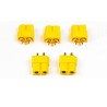 Charger for battery for radio controlled device XT-60 gold female (100pcs) | Scientific-MHD