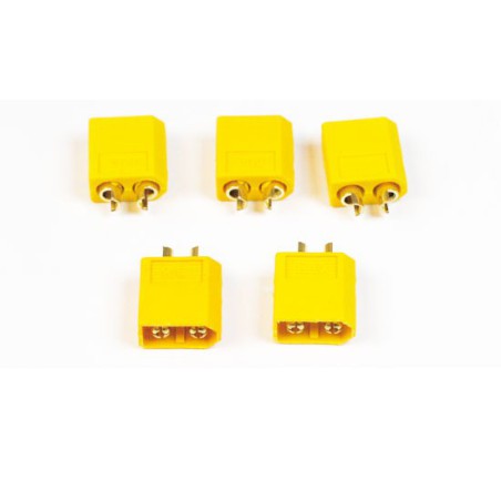 Charger for batteries for radio-controlled device X-60 gold Male connector (100 pcs) | Scientific-MHD