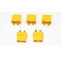 Charger for battery for radio controlled device XT-90 Gold female (100 pcs) | Scientific-MHD