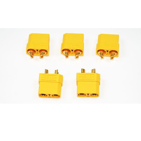 Charger for accusation for radio-controlled device XT-90 Gold female (5 pcs) female | Scientific-MHD