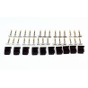 Accessoire pour radio Connecteur servo Futaba or (10 pcs)