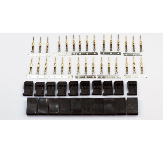 Accessoire pour radio Connecteur FUTABA Femelle or (10 pcs) Accessoire pour radio Connecteur FUTABA Femelle or (10 pcs)