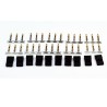 Accessoire pour radio Connecteurs servo JR plaqué or (10 pcs)