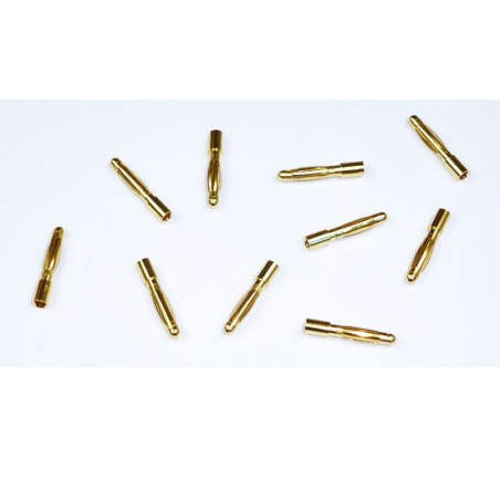 Charger for accusation of radio controlled cylindrical contacts 2mm or males (100 pcs) | Scientific-MHD