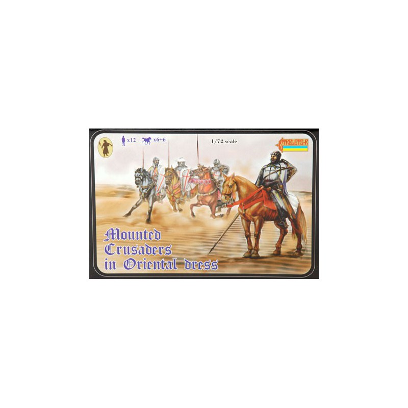 Figurine CROISES A CHEVAUX 1/72