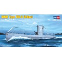 Maquette de Bateau en plastique DKM NAVY T. VII-A U-BOAT 1/350