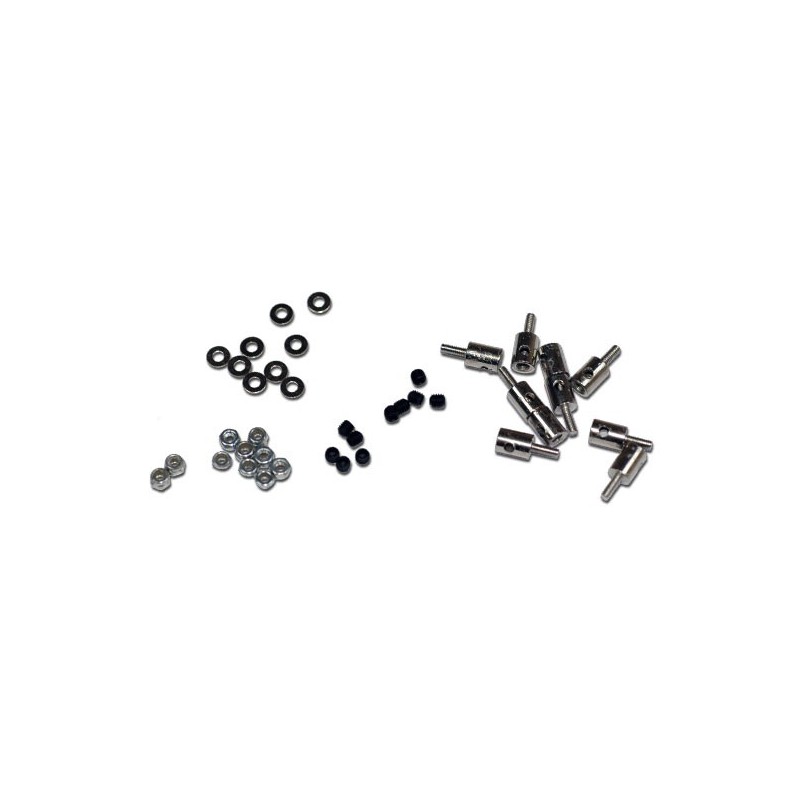 Accessoire embarqué Dominos pour c.a.p. Diam 2mm + Nylstop M2 10 pcs