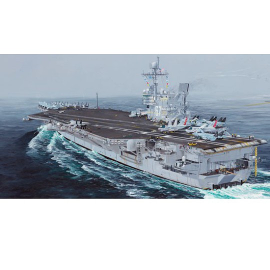 Maquette de Bateau en plastique USS John F. Kennedy CV-67 1/350 Maquette de Bateau en plastique USS John F. Kennedy CV-67 1/350