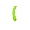 Eingebetteter Accessoire -Schlauch Silikon 2x5 fluoreszierendes Grün (1 m) | Scientific-MHD