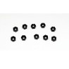 Black Nylon Nuts M3 (10 PCs). | Scientific-MHD