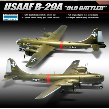 USAAF B-29A Plastikflugzeugmodell | Scientific-MHD