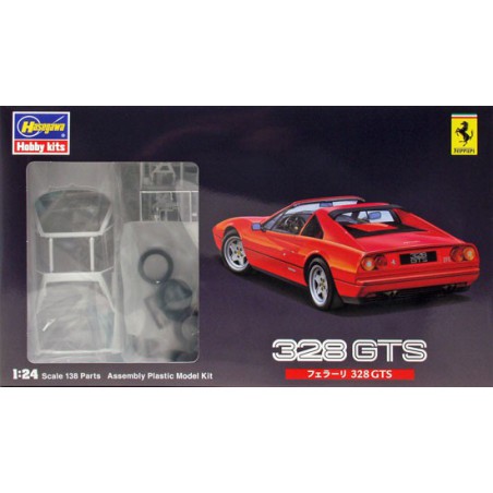Maquette de voiture en plastique FERRARI 328 GTS 1/24