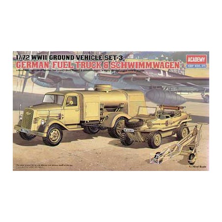 Maquette de Char en plastique EDW Tankwagen & Sch. 1/72