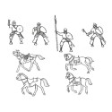 Heavy cavalry figurine Andalusian1/72 | Scientific-MHD