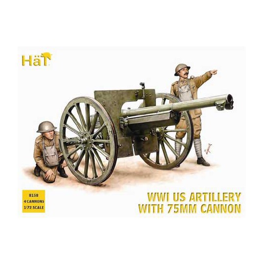 Figurine CANON US WWI 75mm1/72 Figurine CANON US WWI 75mm1/72