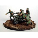 Motorcycle figurine and Sidecar All. Wwii 1/72 | Scientific-MHD