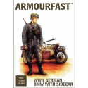 Motorrad -Figur und Siedecar alle. WWII 1/72 | Scientific-MHD